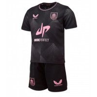 Camiseta Burnley Segunda Equipación Replica 2024-25 para niños mangas cortas (+ Pantalones cortos)